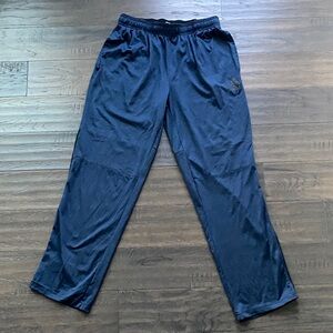 Reebok Training Pant Mens Sz Small Navy Drawstring Waist